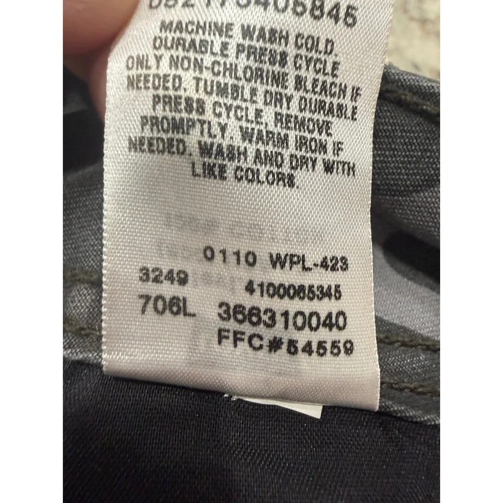 Levis Mens Camo Cargo Shorts Gray Black Camouflage Cotton W36 Relaxed Fit